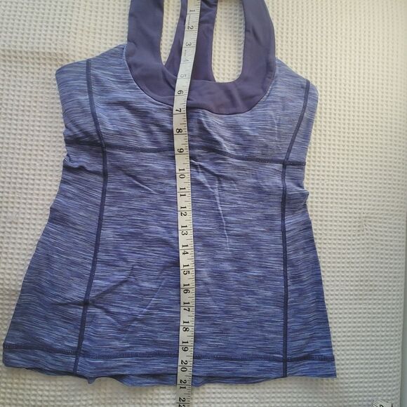 Lululemon Scoop Nec *Luon Wee Are From Space Blue 6 Tank top - Picture 7 of 13